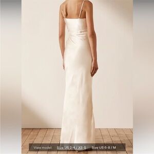 NWT Shona Joy La Lune Ruched Maxi Dress